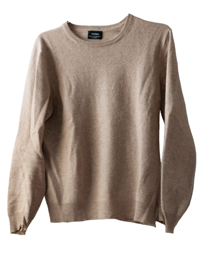 Beige Cashmere Sweater